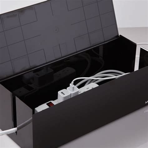 box to cover up electrical wires in power strips|d line power strip box.